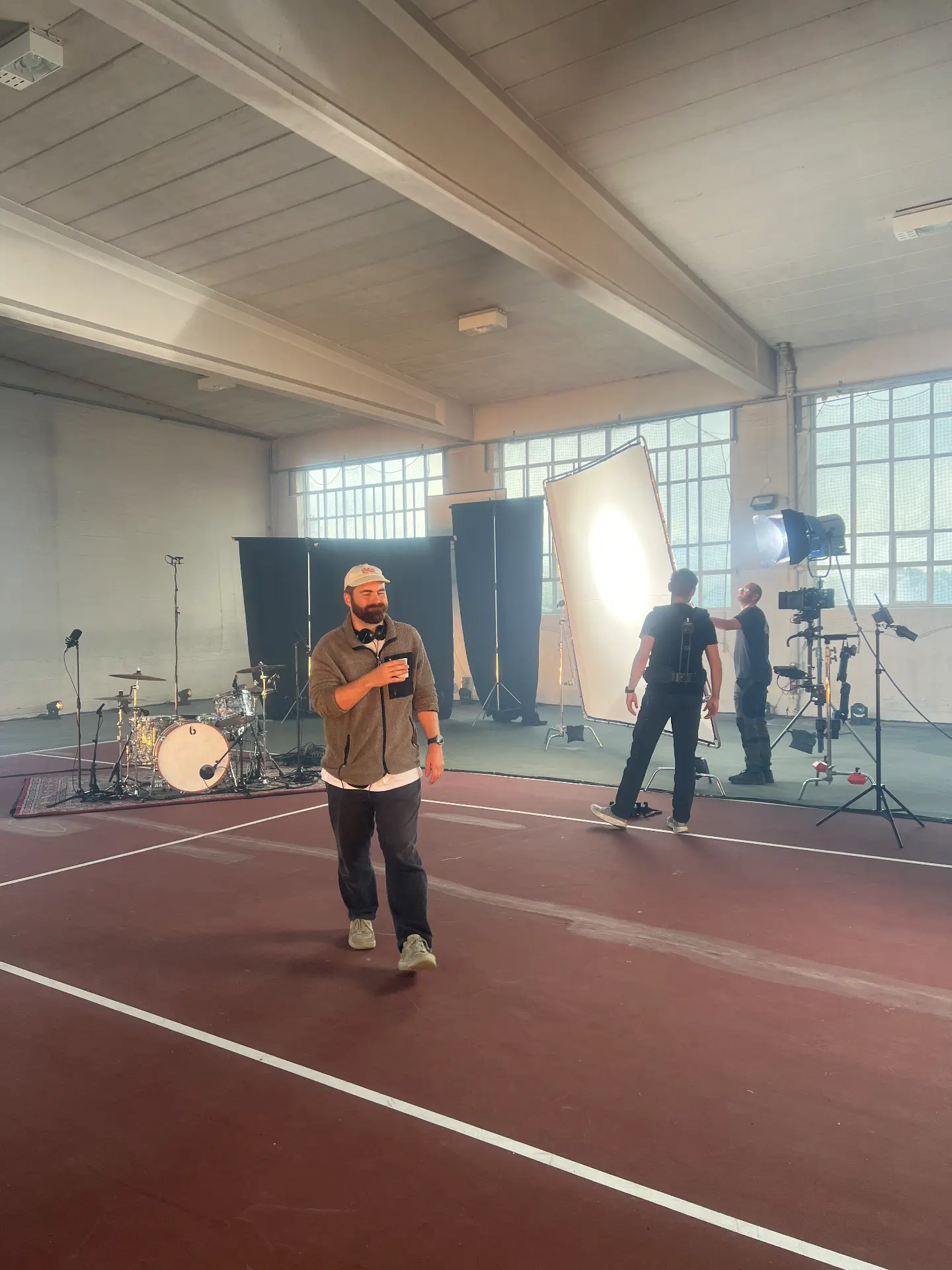 Studioopptak i hallen
