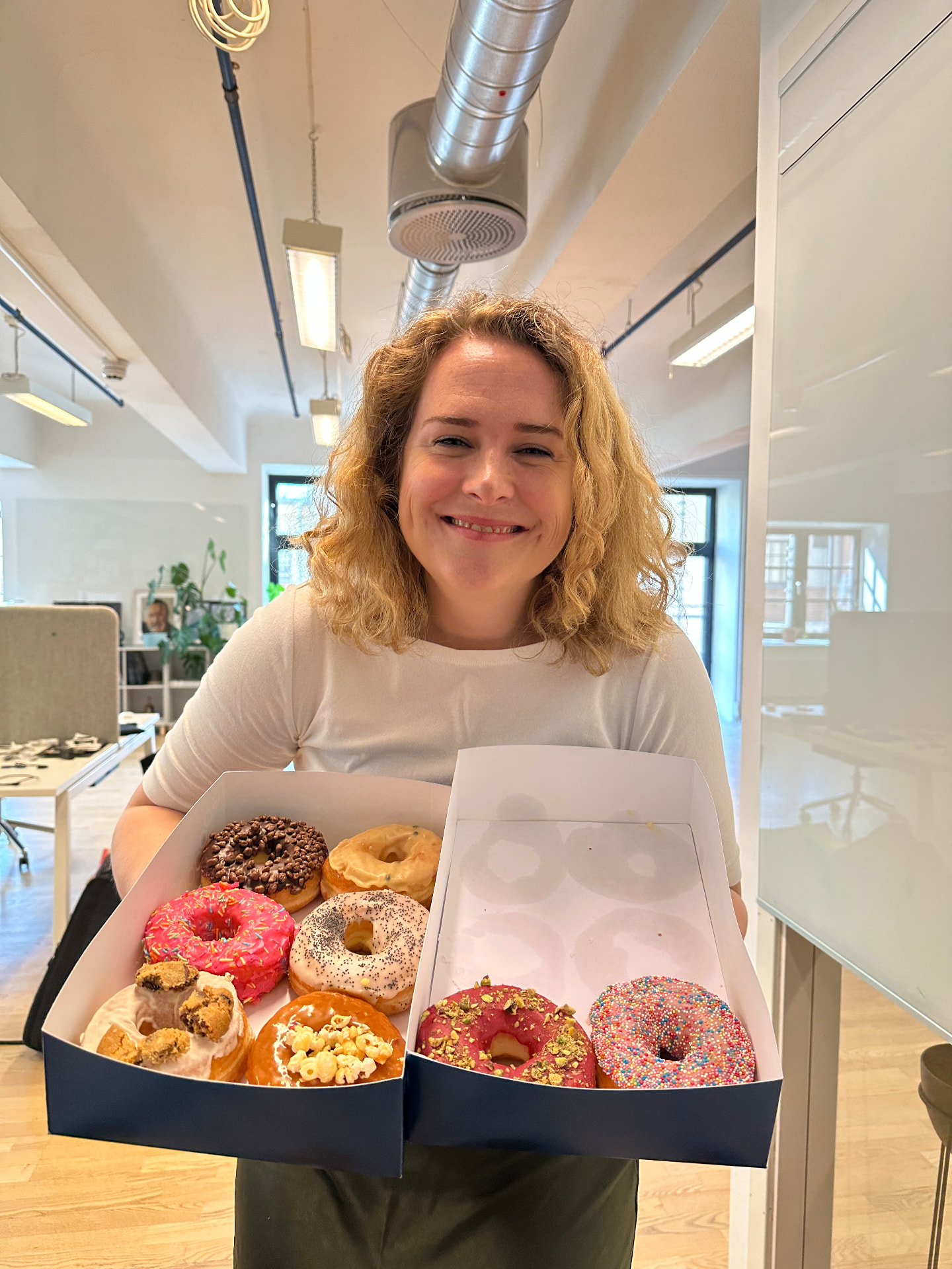 Donuts på kontoret