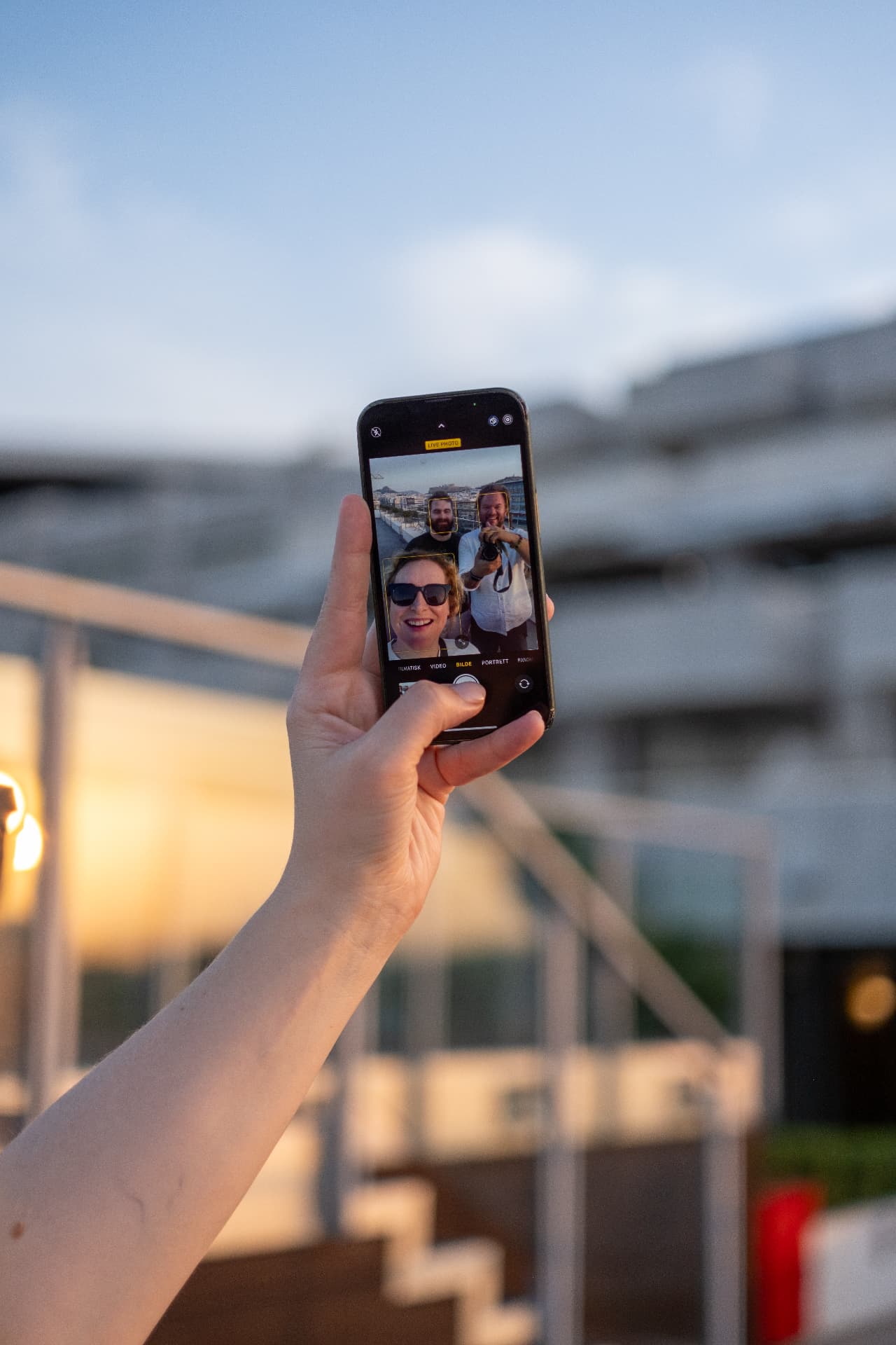 Selfie på takterrassen
