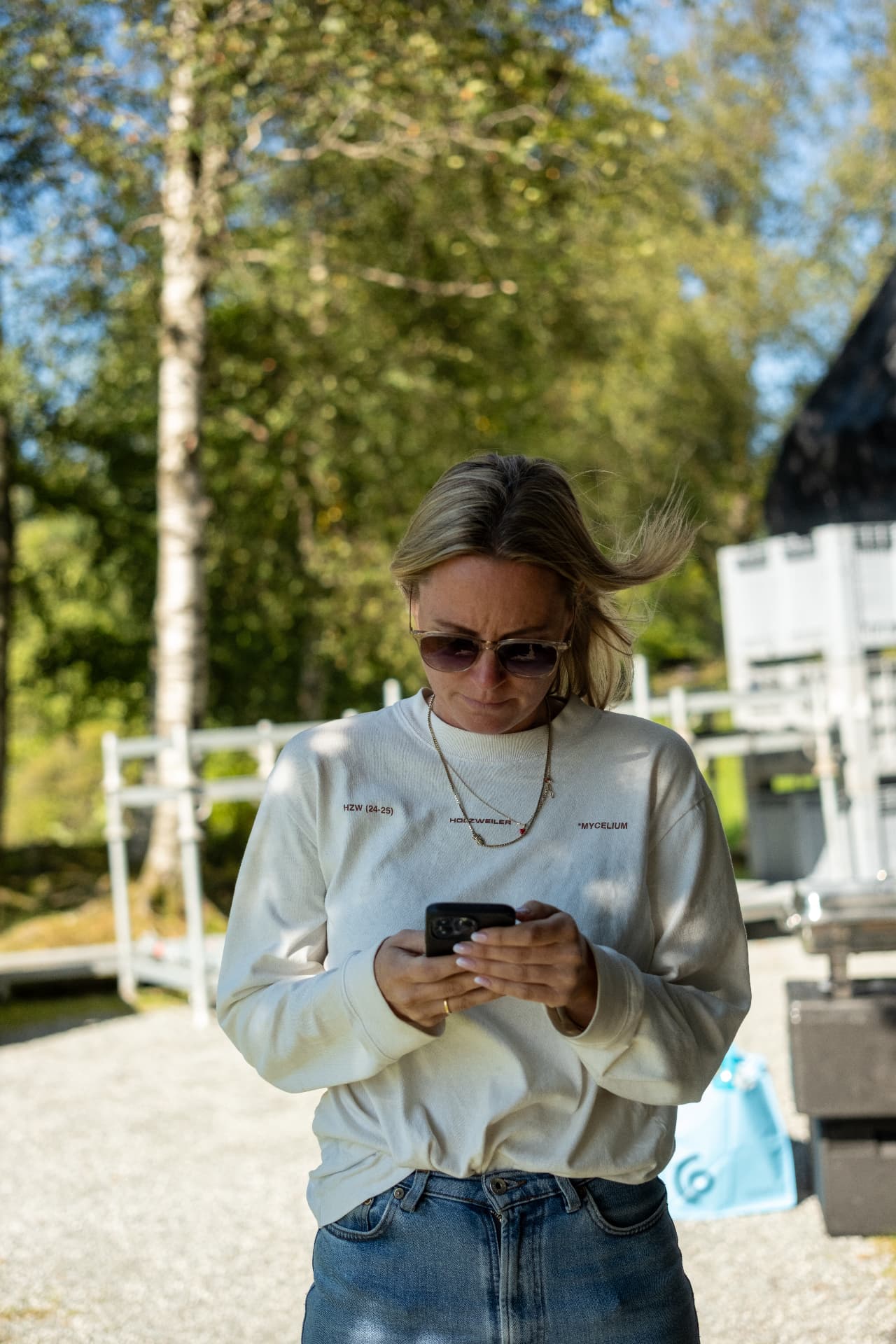Siste sjekk på telefonen